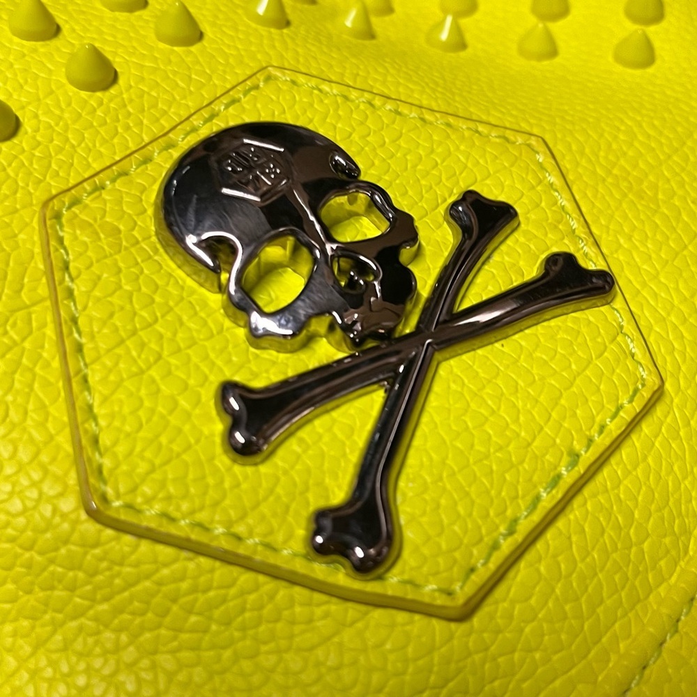 Philipp Plein Couture Homme backpack neon Lemon bag polyurethane & polyester - Picture 4 of 8